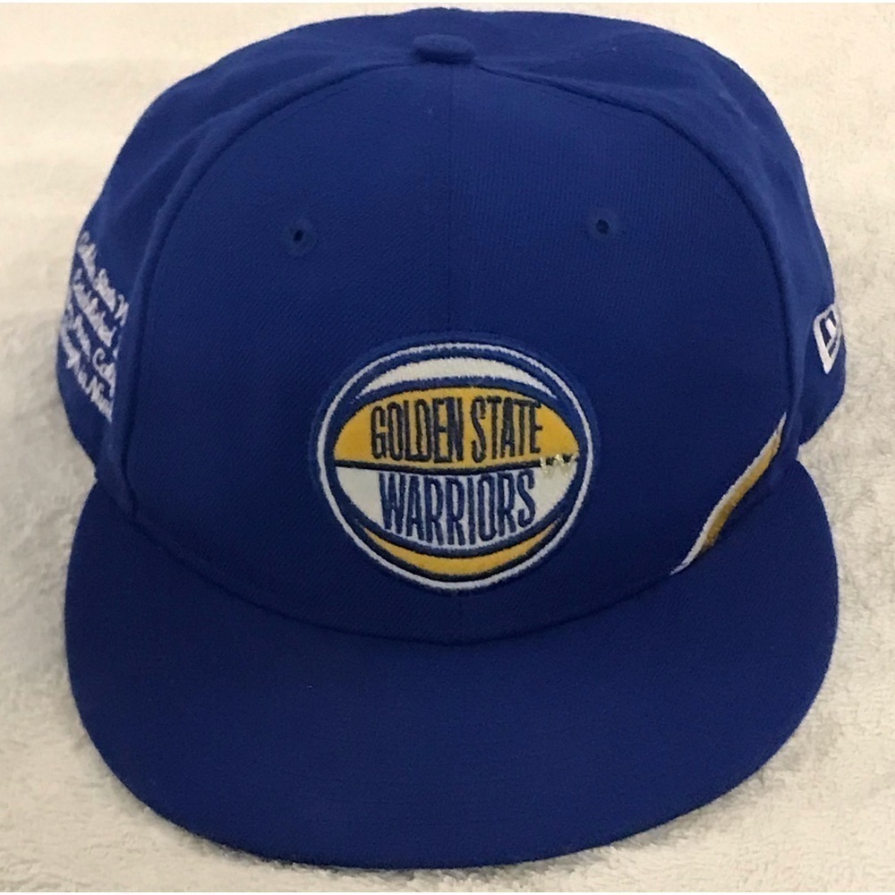 New Era NBA Golden State Warriors Adjustable Snap Back Blue Basketball Cap